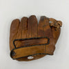 Bob Feller 2,581 Strikeouts Signed 1940's Game Model Baseball Glove JSA COA