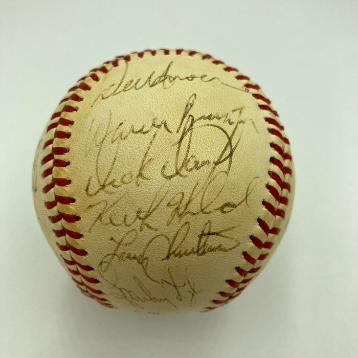 1980 Philadelphia Phillies World Series Champs Team Signed Baseball With JSA COA