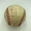 1969 Chicago Cubs Team Signed Vintage Spalding Cubs Baseball Ernie Banks JSA COA