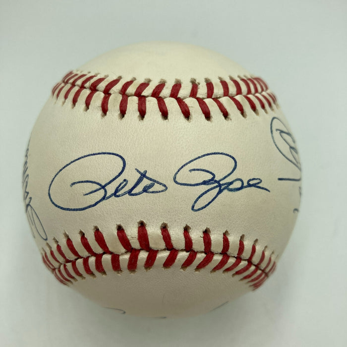 Willie Mays Hank Aaron Stan Musial 3,000 Hit Club Signed Baseball PSA DNA