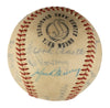 1961 Yankees World Series Champs Team Signed Baseball Mickey Mantle Maris JSA