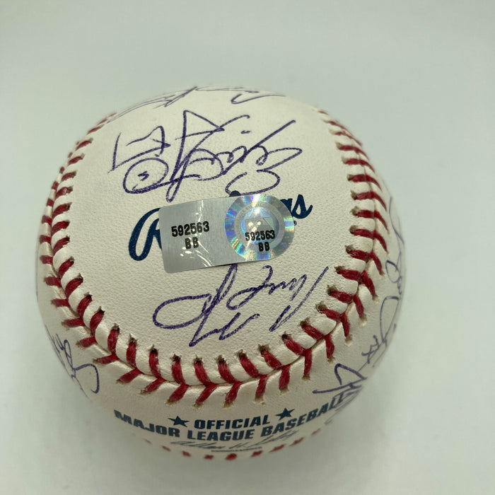 Clayton Kershaw Rookie 2007 All Star Game Team Signed Baseball MLB Authentic