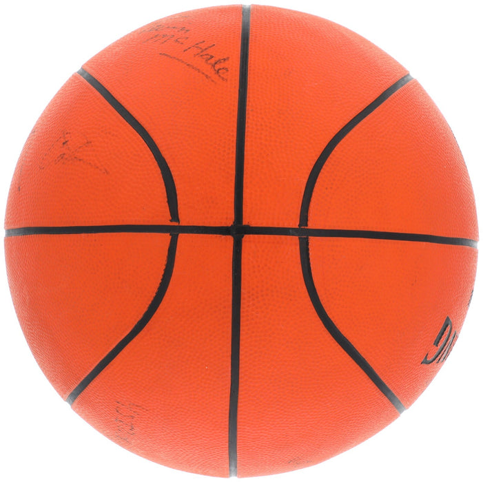 1980-81 Boston Celtics Team Signed Basketball Larry Bird PSA DNA COA