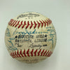 1977 New York Yankees World Series Champs Team Signed Baseball JSA COA