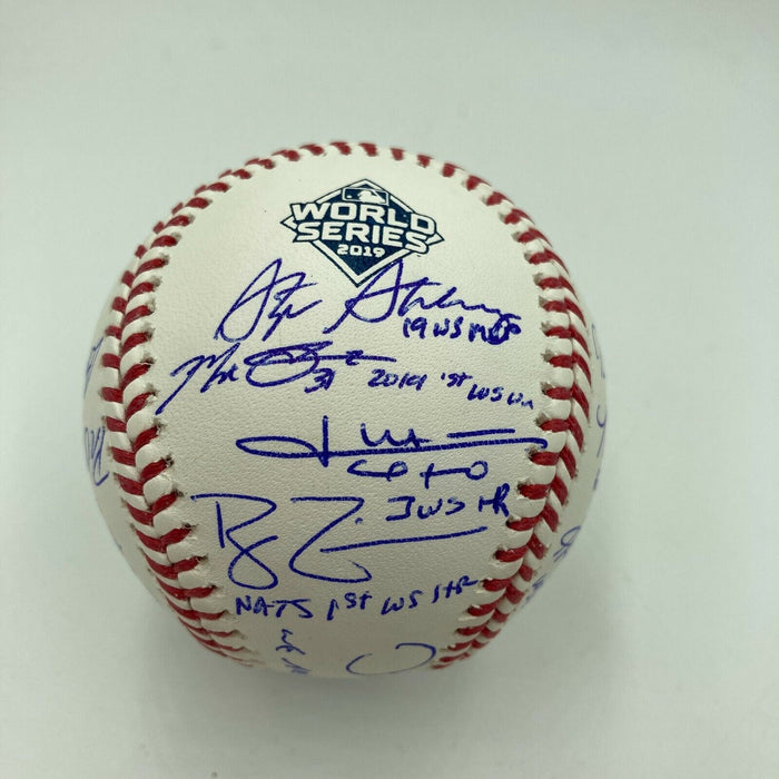 2019 Washington Nationals World Series Champs Team Signed Baseball Fanatics Holo