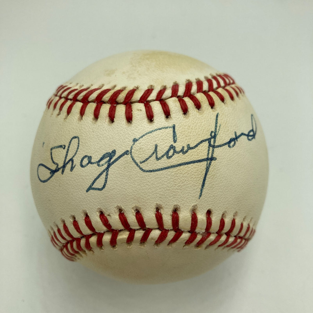 Shag Crawford Umpire Signed National League Baseball JSA COA ...