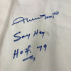 Willie Mays "Say Hey, HOF 79" Signed San Francisco Giants STAT Jersey JSA COA