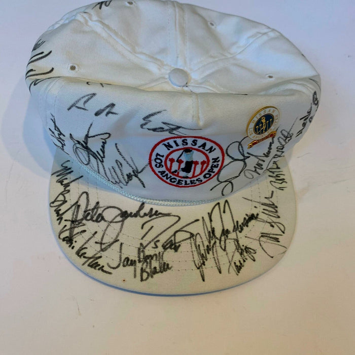 1993 PGA Los Angeles Nissan Open Signed Golf Cap Hat 22 Sigs With JSA COA