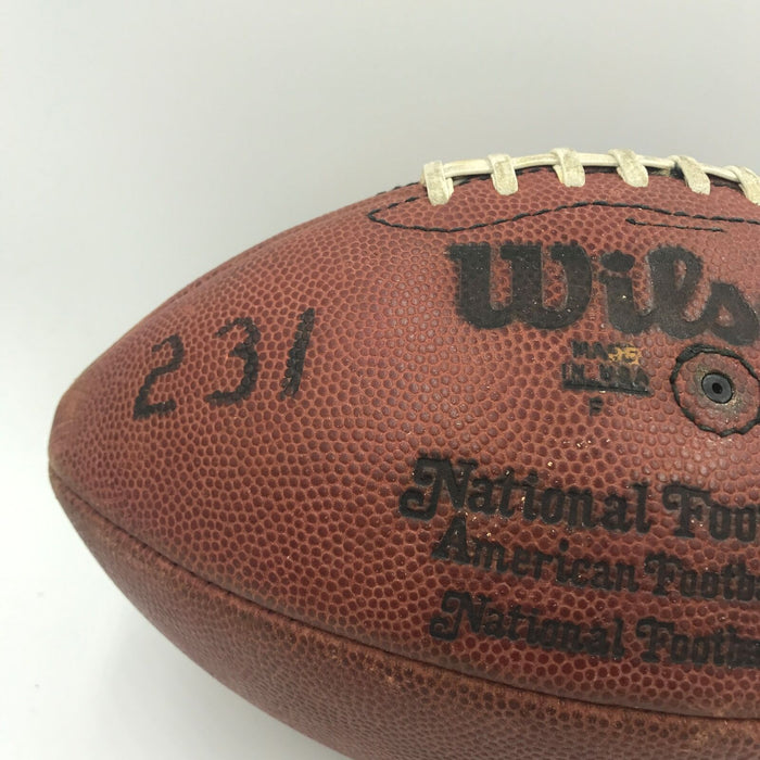 Forrest Gregg Packers Signed Autographed Vintage NFL Wilson Football PSA DNA COA