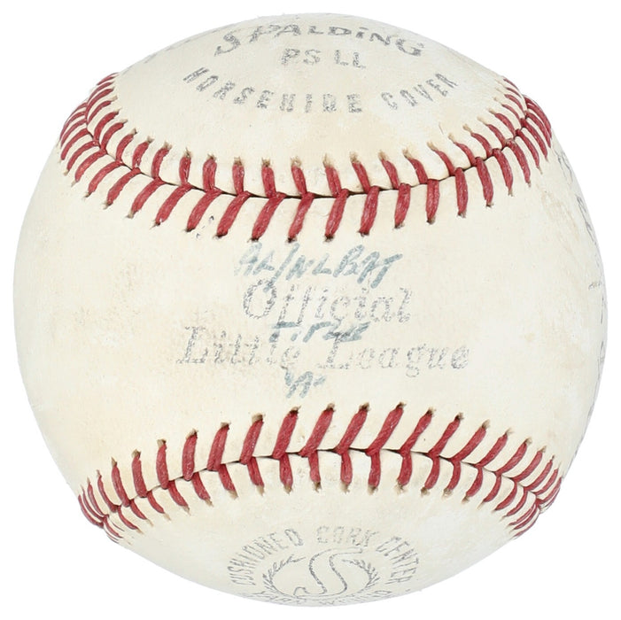 George Sisler Goose Goslin Heinie Zimmerman Zack Wheat Signed Baseball Beckett