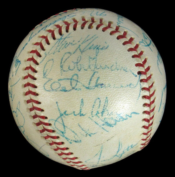 1971 New York Yankees Team Signed Official American League Baseball JSA COA