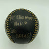 Ezekiel Elliott "2014 Champs, Go Bucks" Signed MLB Baseball #5/15 JSA Sticker