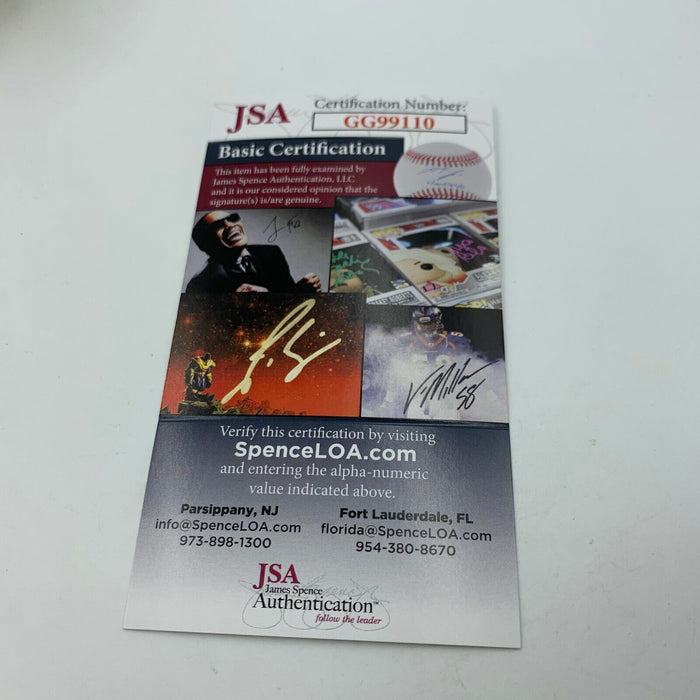 Judd Nelson Signed American League Baseball "Go Boston" With JSA COA