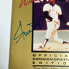Willie Mays Signed Vintage Program "The Say Hey Years" With PSA DNA COA