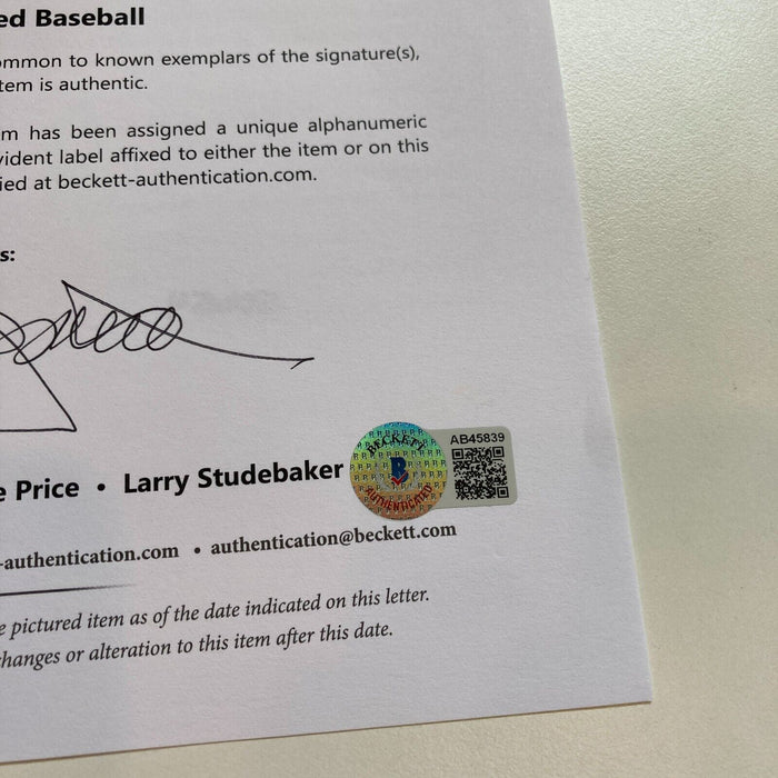 John Denver Signed Official National League Baseball JSA & Beckett COA RARE