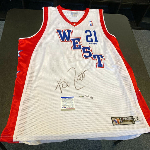 Kevin Garnett Signed Pro Cut 2004 All Star Game Jersey UDA Holo & PSA DNA COA