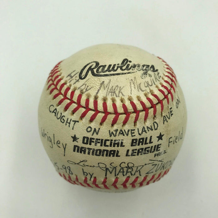 1998 Wrigley Field Game Used Baseball Signed By Mark Grace & Billy WIlliams JSA