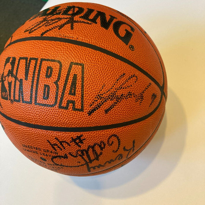 1992-93 Charlotte Hornets Team Signed Spalding Official NBA Game Basketball