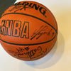 1992-93 Charlotte Hornets Team Signed Spalding Official NBA Game Basketball