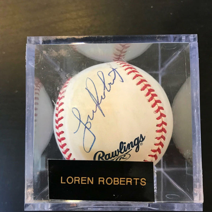 Loren Roberts Signed Autographed Official Major League Baseball PGA Golf