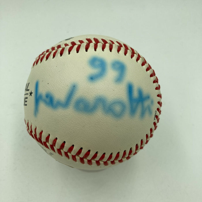 Luciano Pavarotti Signed Autographed Baseball With JSA COA