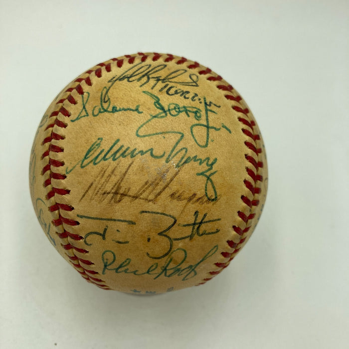 1985 Seattle Mariners Team Signed American League Baseball JSA COA