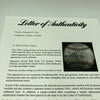 The Finest Babe Ruth Ty Cobb Walter Johnson 1925 HOF Signed Baseball PSA DNA
