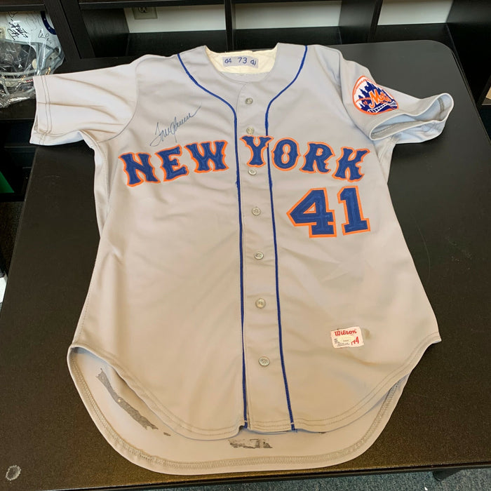 Tom Seaver Signed 1973 Wilson Game Model New York Mets Jersey With JSA COA