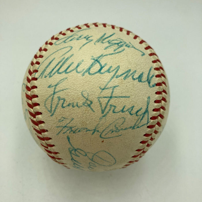 1960's St. Louis Cardinals Old Timers Day Signed Baseball Dizzy Dean Musial JSA