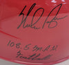 Nolan Ryan 108.5 M.P.H Fastball Signed Texas Rangers Full Size Helmet PSA DNA