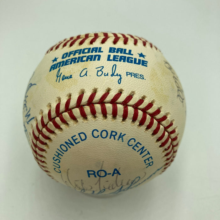 1978 Yankees World Series Champs Team Signed Baseball JSA COA