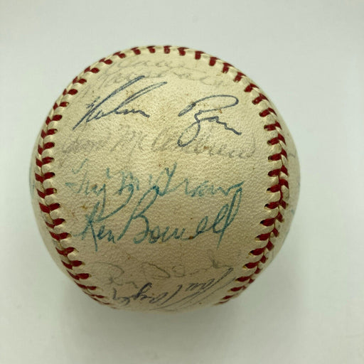 Nolan Ryan Tom Seaver 1970 New York Mets Team Signed Vintage NL Baseball JSA COA