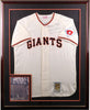 Willie Mays "Hall Of Fame 1979 Say Hey" Signed New York Giants Jersey Framed PSA