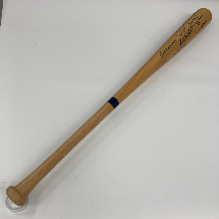 500 Home Run Club Signed Bat Mickey Mantle Ted Williams Willie Mays JSA COA