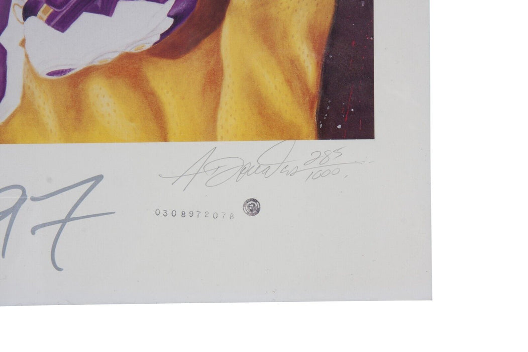 Stunning Kobe Bryant Signed 1997 Rookie Signed Large 18x24 Litho Photo PSA DNA