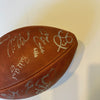 1986 New York Giants Super Bowl Champs Team Signed Wilson NFL Football Steiner