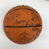 1985-86 Louisville Cardinals NCAA Champs Team Signed Basketball JSA COA