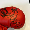 Ring Magazine Fighter Of The Year Multi Signed Boxing Glove JSA