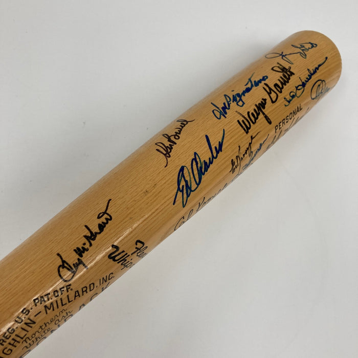 1969 New York Mets World Series Champs Team Signed Bat Nolan Ryan Tom Seaver JSA