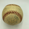 1937 New York Yankees World Series Champs Team Signed Baseball Lou Gehrig JSA