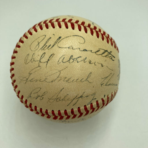 1949 Chicago Cubs Team Signed National League Ford Frick Baseball