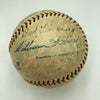 Babe Ruth & Chicago Cubs 1932 World Series Called Shot Signed Baseball PSA DNA