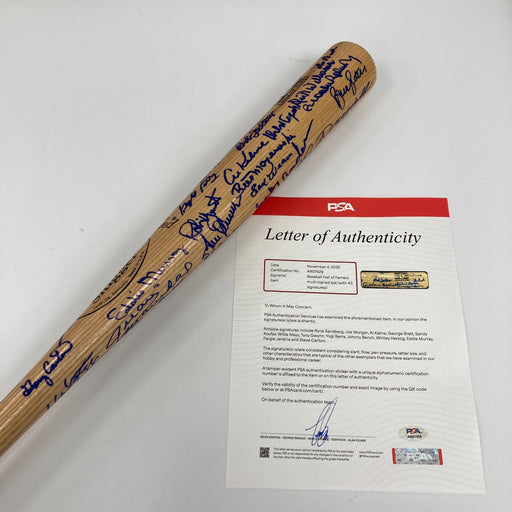2009 Hall Of Fame Induction Multi Signed Baseball Bat 42 Sigs Sandy Koufax PSA