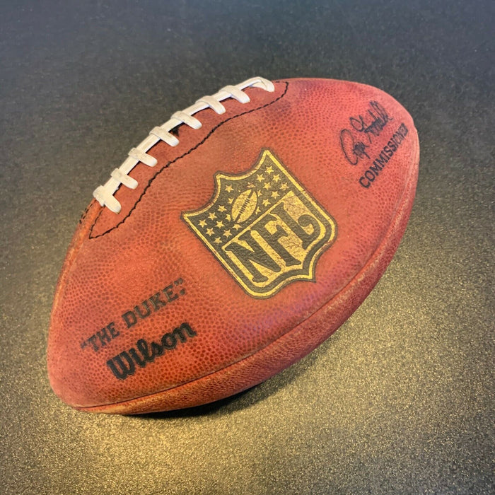 Unknown Player #18 Signed Wilson Official NFL Game Used Football