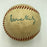 Beautiful Satchel Paige & Warren Giles Signed Baseball JSA Displays As Single