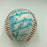 Willie Mays Leo Durocher 1987 Old Timer's Day HOF Multi Signed Baseball JSA COA