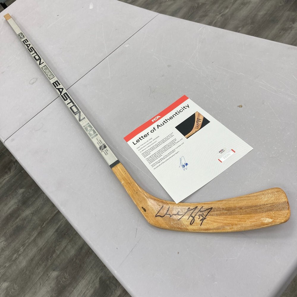 Wayne Gretzky Signed Easton Game Model Hockey Stick PSA DNA COA
