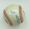 Ernie Harwell Hall Of Fame 1981 Signed Game Used Minor League Baseball JSA COA