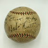 Babe Ruth & Lou Gehrig 1928 World Series New York Yankees Signed Baseball JSA
