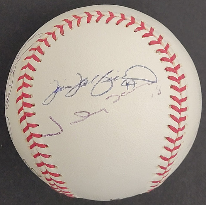 2004 Boston Red Sox World Series Champs Team Signed Baseball David Ortiz JSA